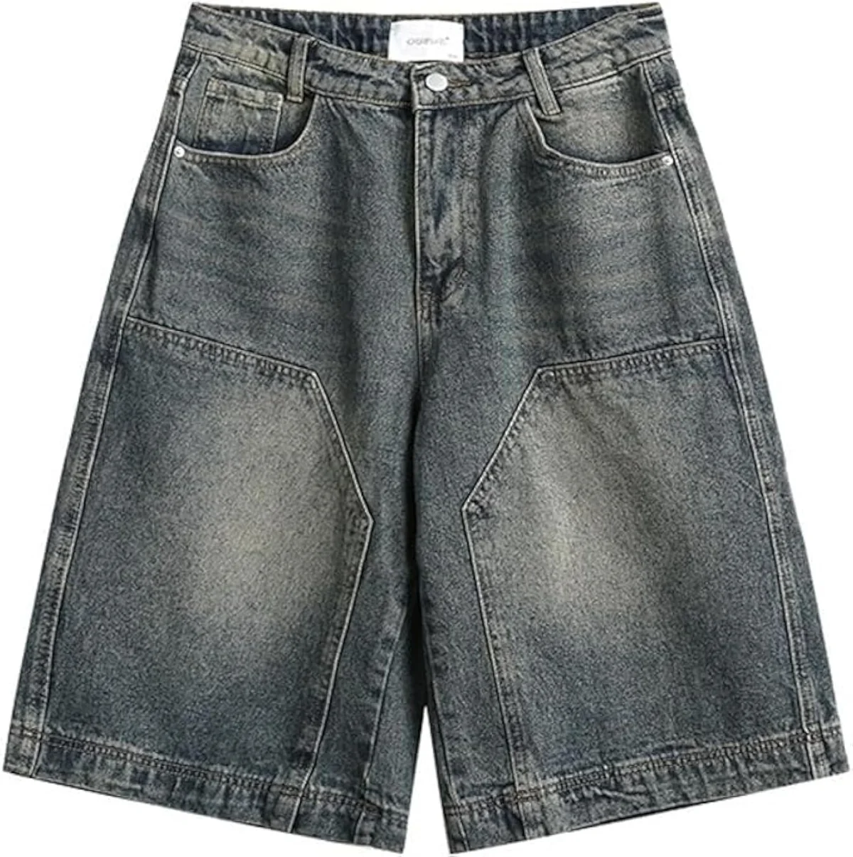 QJK Streetwear Baggy Summer Jorts Y2K Shorts Vintage Acid Wash Jean Shorts Fashion Jorts Review